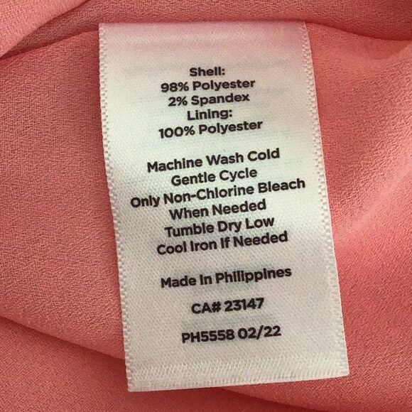 Talbots Majestic Medallion Floral Ruffle Cap Sleeve Tie Waist Pinafore Dress - Picture 16 of 16